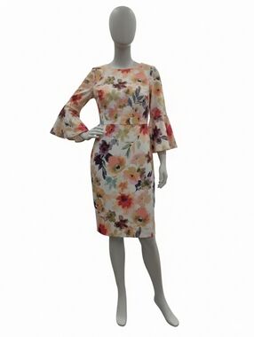 Calvin Klein Multicolor Floral Dress